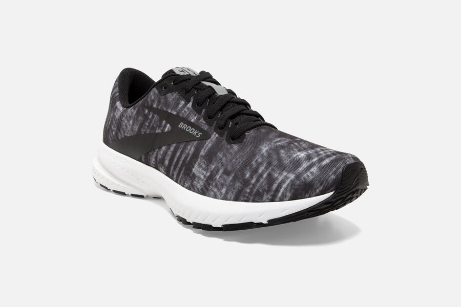 Brooks Running Shoes Womens Black/Grey/White - Launch 7 Road - 5026-ENMFX